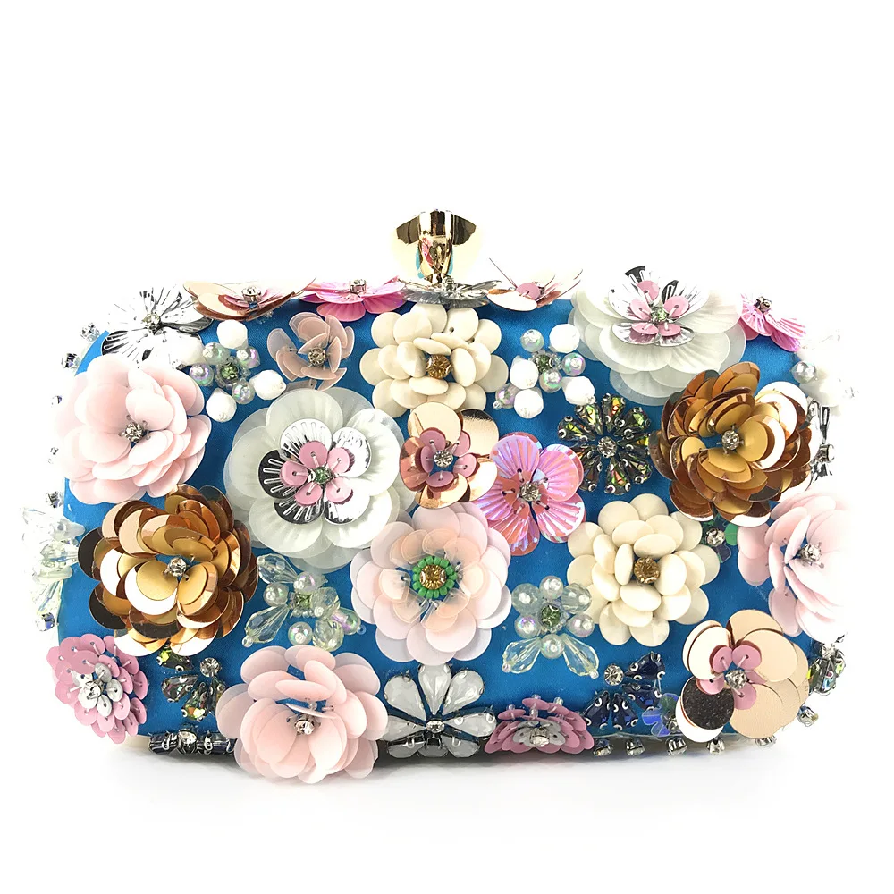 flower fur bag