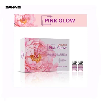 Pink Glow Whitening Serum - Sanendi Professional Brightening Formula for Radiant Skin Tone | Private Label Available