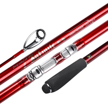 Wuji Beach Long-Distance Cast Rod 3-Piece Hard Action Carbon Fishing Rod for Shore Ocean Use Foreign Trade Wholesale – Hard Lure – view 2