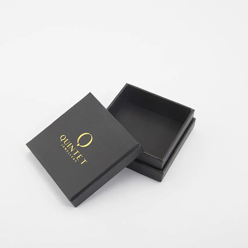 Luxury Wedding Ring Box | Custom Kraft Paper Jewelry Case | Eco-Friendly Mini Gift Packaging for Bridal Jewelry