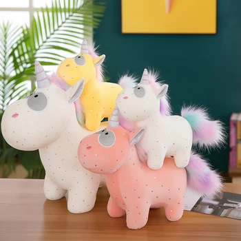 Plush Stuffed Animal Plush Toys Rainbow unicorn Birthday Gifts Creative Stuffed Animal Unicorn Doll Toy
