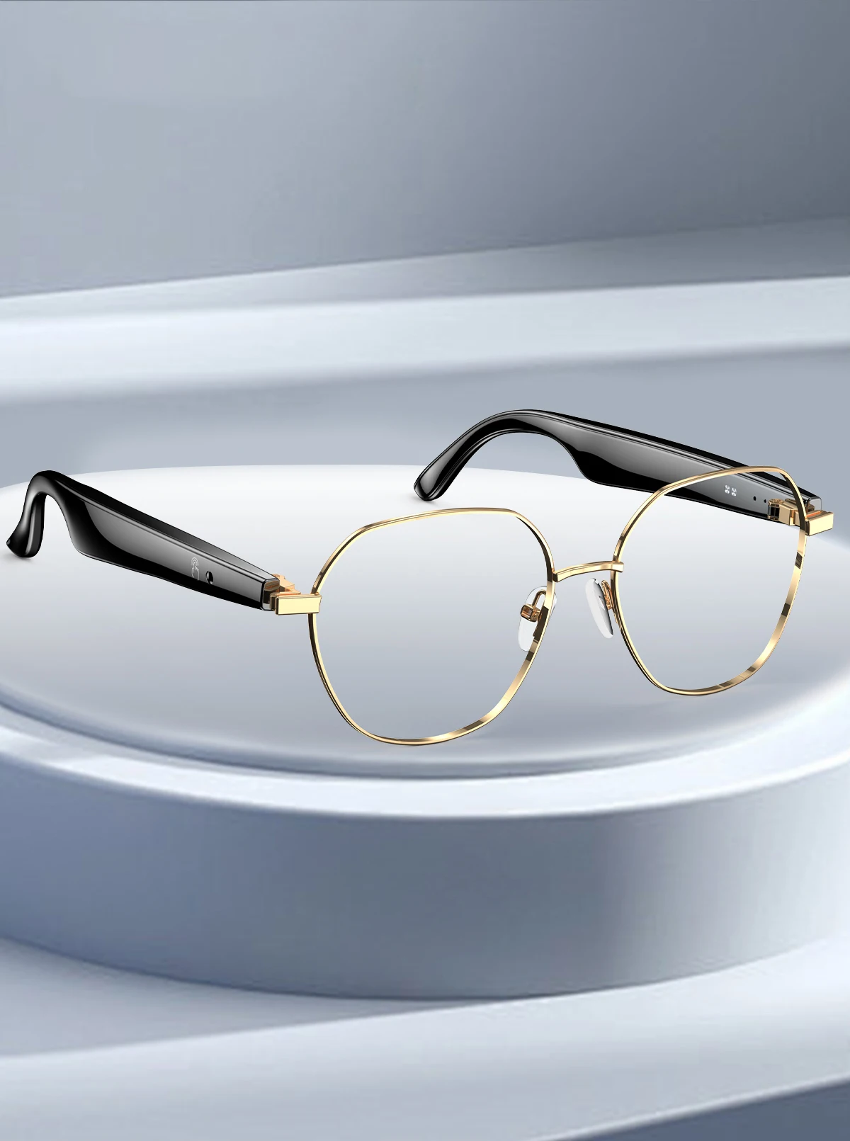 Welcome OEM Order, Factory Whole Selling 2025 W100b Smart Glasses Bt Audio Call Ai Translation Conversation Business Style Hands-free Calls Smart Wearable Headset Men - Buy Smart Glasses With Ai smart Music Glasses smart Wearable Headset bt Speaker Glasses real-time Translation Smart Glasses