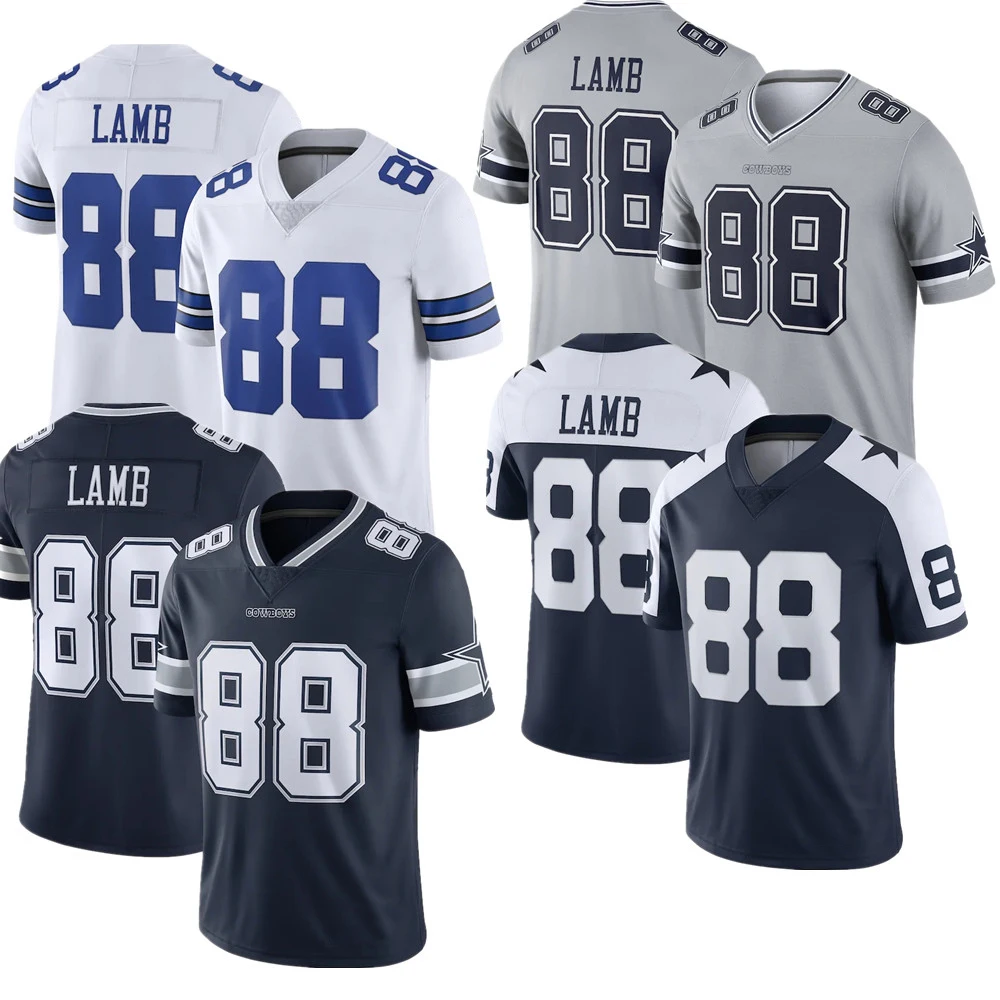 Wholesale CeeDee Lamb Dallas Football Jerseys 88 Hot Sale Stitched USA  Football Sports VP Limited Player Jersey Ready To Ship- Navy From  m.