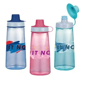 650ml Plastic Water Bottles Portable Drinking Bottle Large Capacity Sports bottle suitable for Sports and Hiking