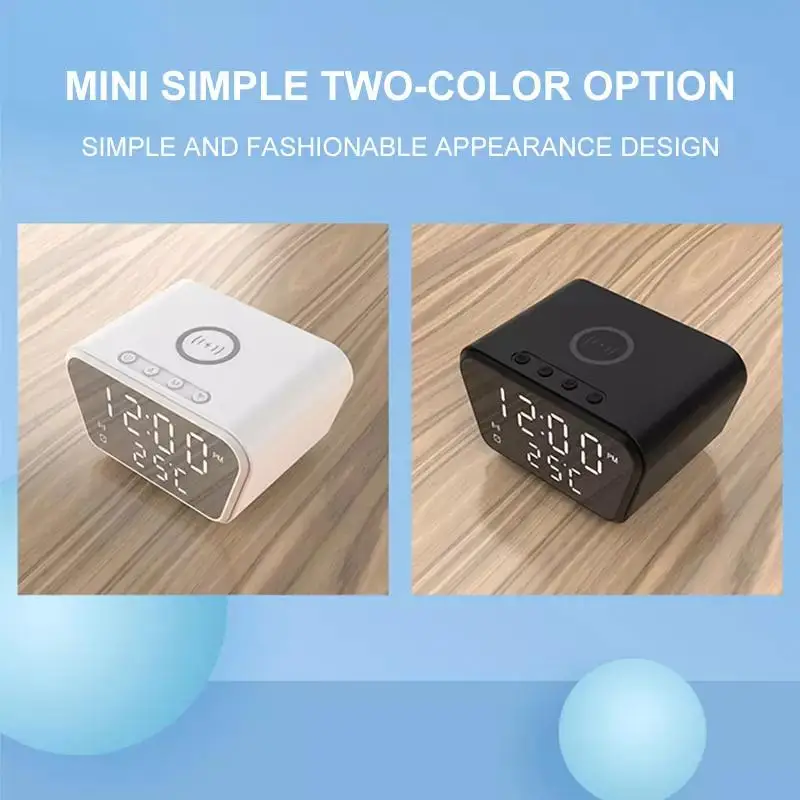 3 in 1 Fast Charger Multi Docking Station 3 in 1 for Phone Alarm Clock Wireless Charger 15W  Wireless Charging Station