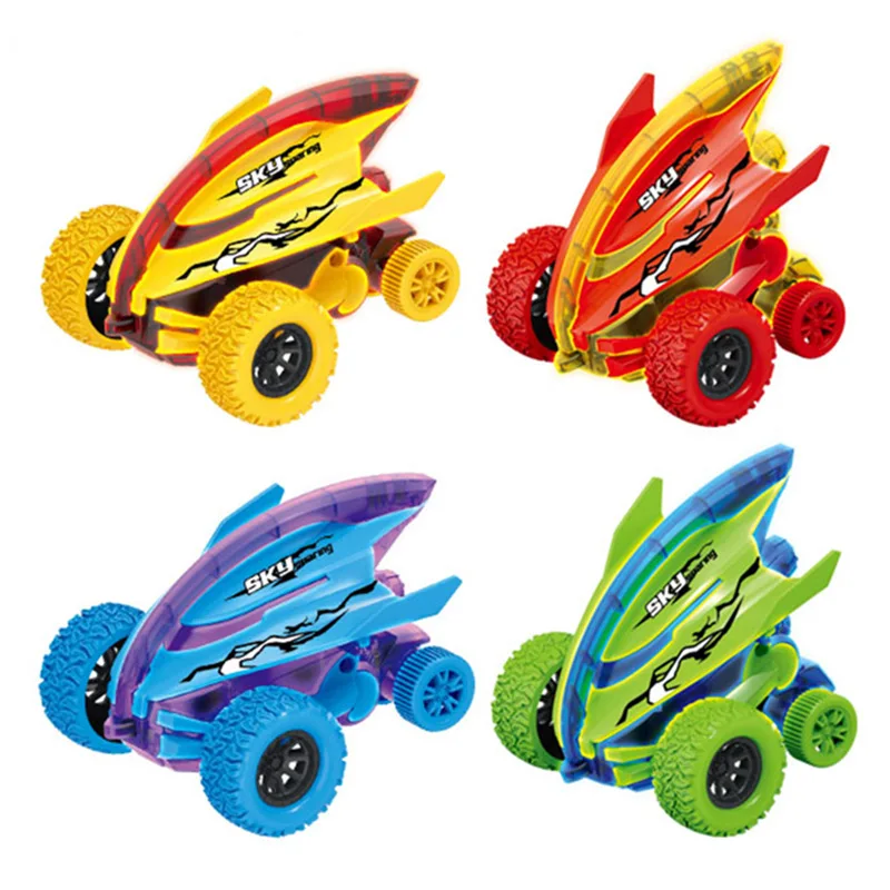 Мини-инерционная внедорожная машина, детская Игрушечная машина, пластиковый фрикционный трюковый автомобиль, детские игрушки для мальчиков