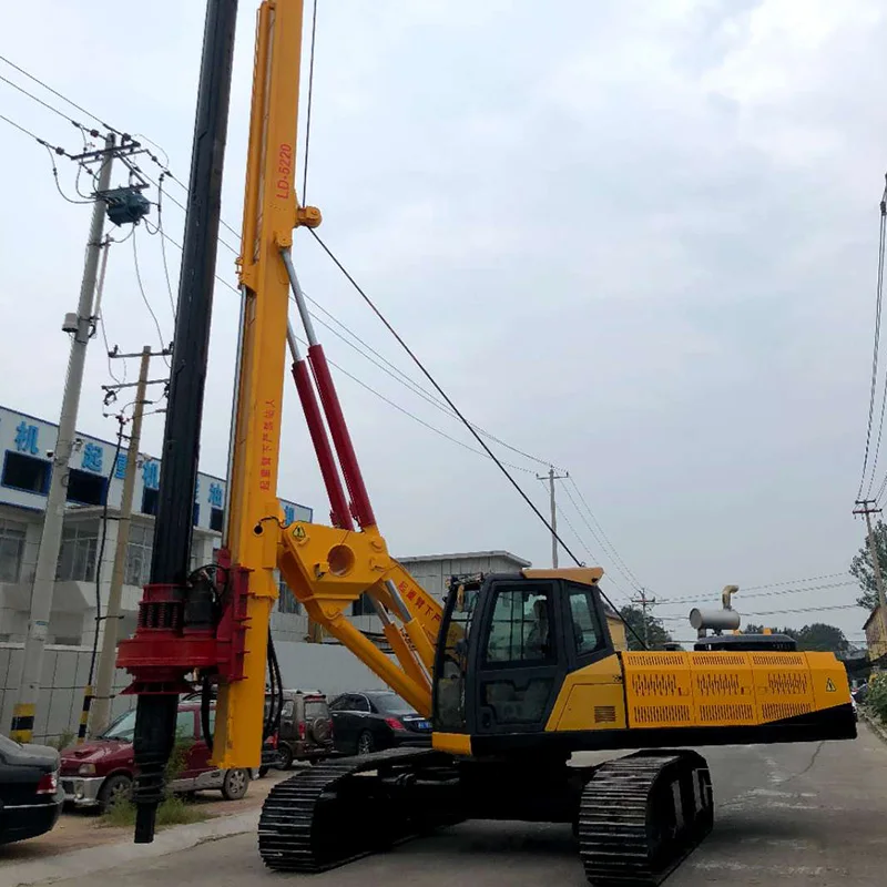 Pile Driver Machine in Malaysia Floating Pile Driver Spiral Rotary Pile Driver