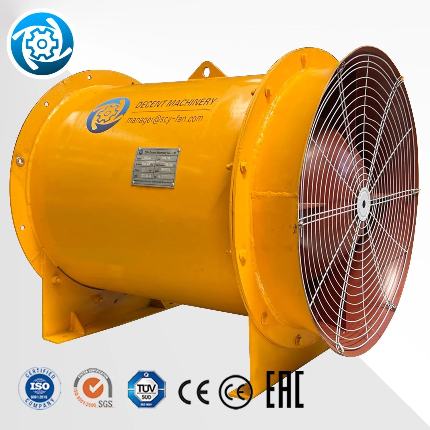 Double Propeller Counter Rotating Mine Fan Double Stage Mine Fan Mining Blower Open Pit Fan