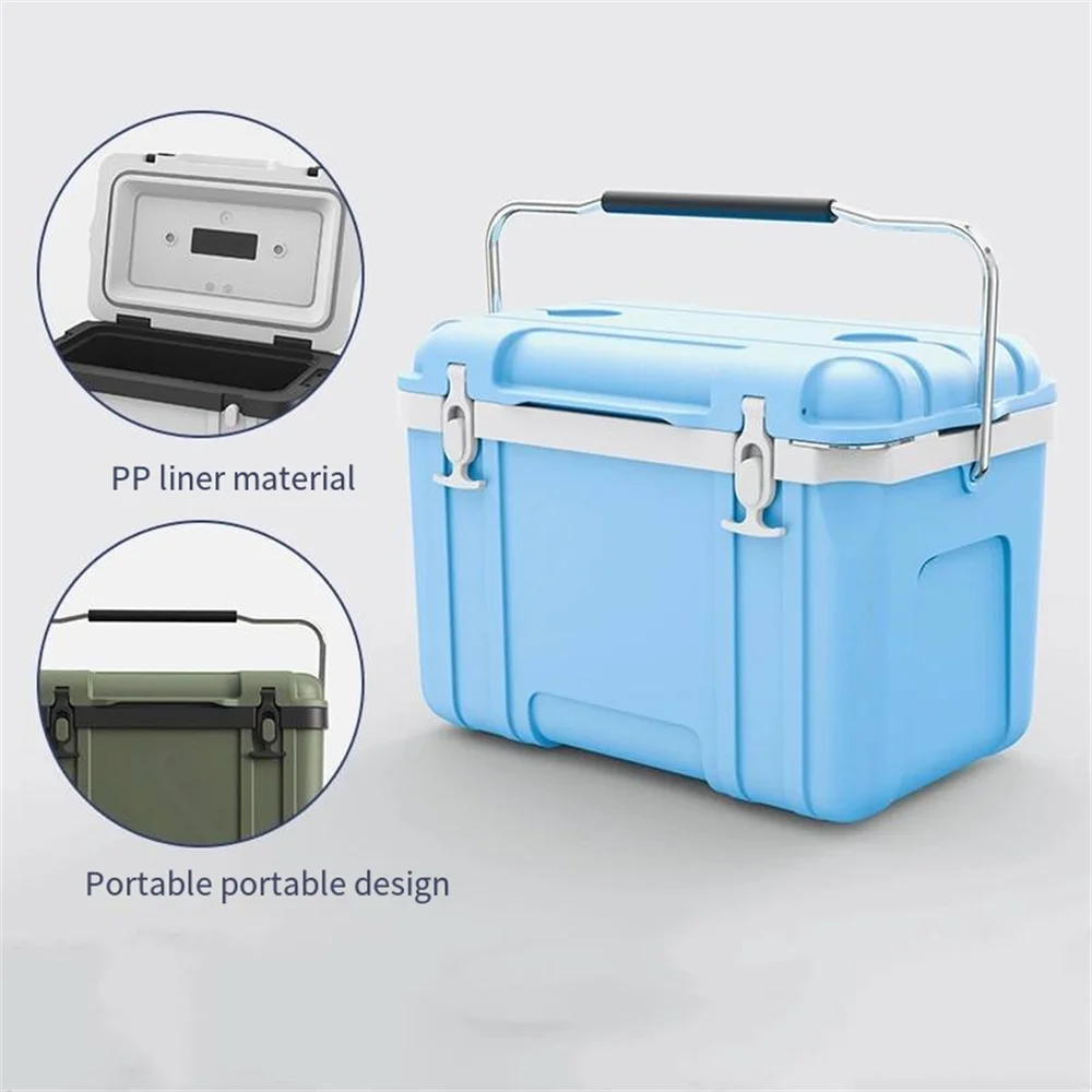 Oem custom factory wholesale outdoor 26l portable incubator picnic camping refrigerator cold storage box