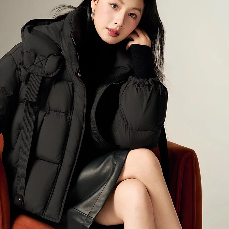 Short Warm Clothes for Women Long Down Jacket White Duck Down Korean Women's Coat Intensification Woman Winter Coat Jackets Cold