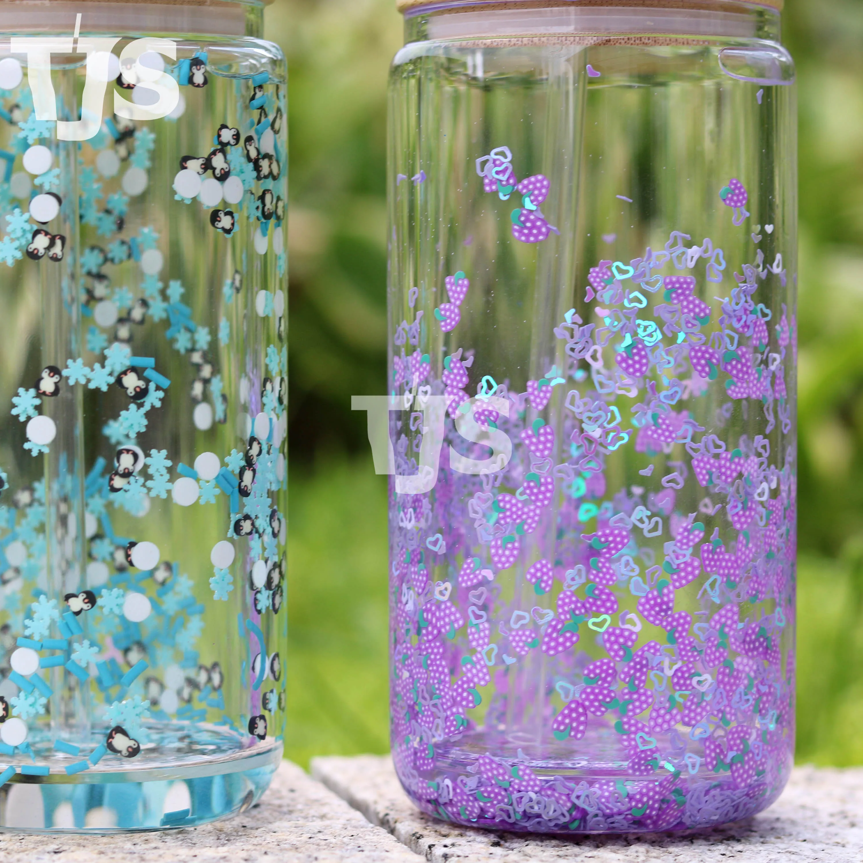 16oz Sublimation Snow Globe Tumbler Glass Can 20oz Double Wall Pre