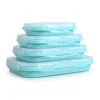 Conjunto azul de 4 piezas.