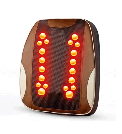 Lumbar Infrared Pillow Acupuncture Seat Back Portable Electric Vibration  Butt Japanese Car Shiatsu Vibrating Massager Cushion
