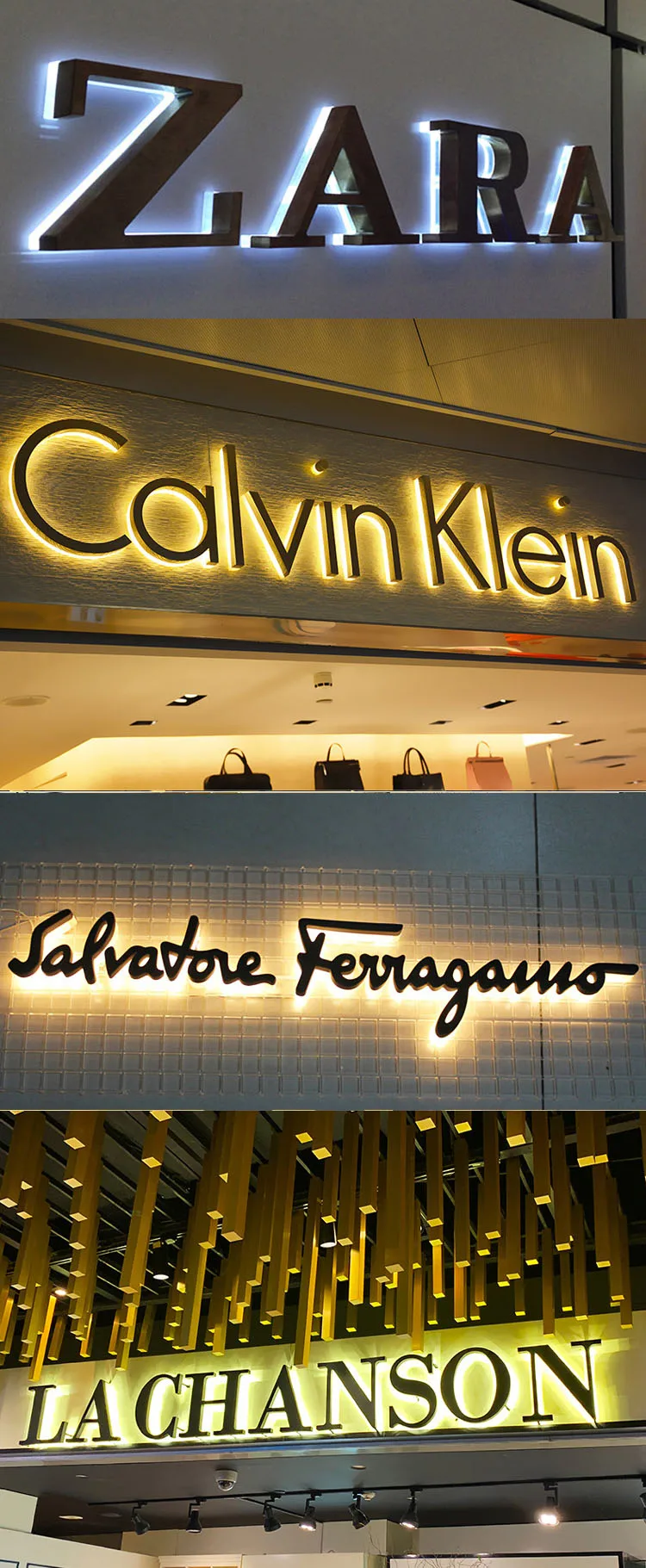 Storefront Business Sign Outdoor Stainless Steel Channel Letter Sign 3d ...