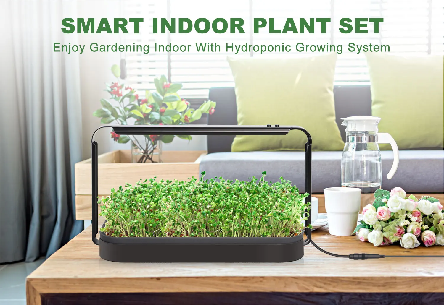 Garden Sarter Kit Smart Lettuce Hydroponics Lettuce Grow Indoor Kit