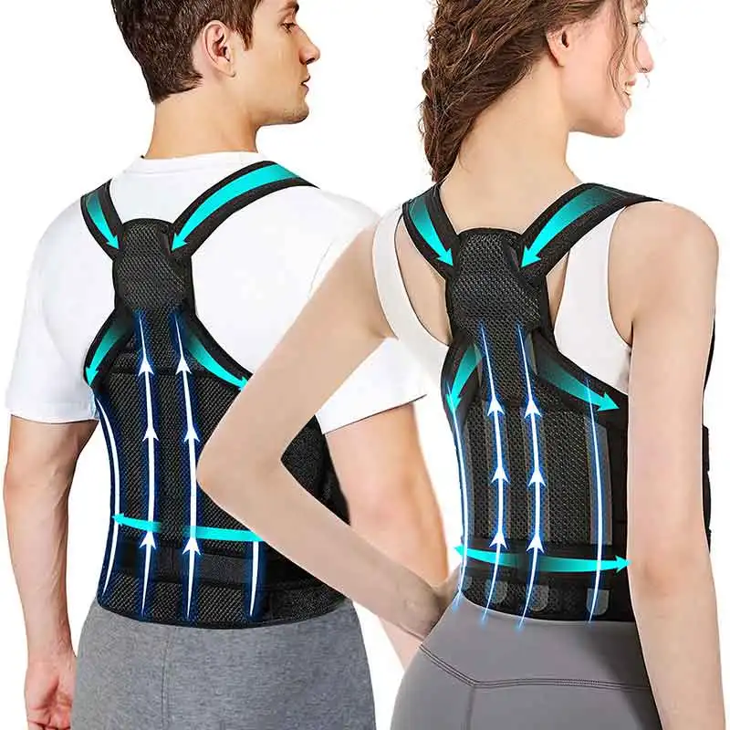 Wholesale Breathable Spine Support Corrector De Postura Full Back ...
