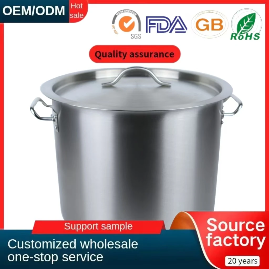 22 Liter Stainless Steel Stock Pot Durable Versatile