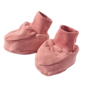 Wholesale Infant Toddler Soft Warm Comfortable Cotton Slippers Boots Socks Shoes Natural Plant Dye Baby Booties Ankle for Autumn