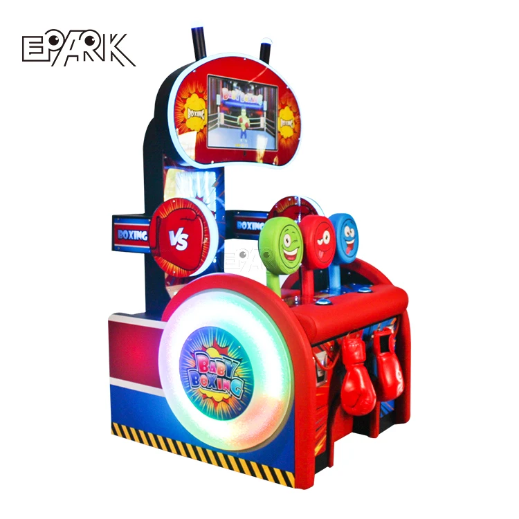 New Arrival Kids Boxing Machine Factory Price Carton Video Boxing Punch Game Machine