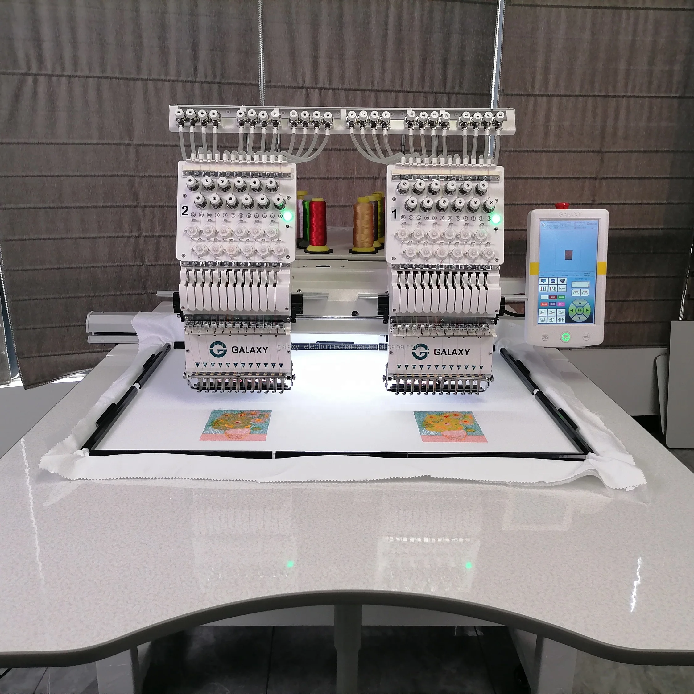 GALAXY HIGH SPEED TWO HEAD EMBROIDERY MACHINE