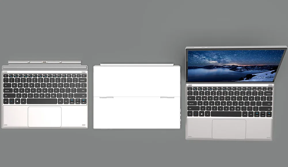 2024年版 Windows 11 タブレットPC 14インチ 2Kスクリーン RAM 12GB