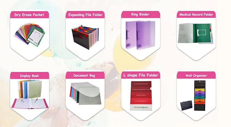 2-Piece Paper Fasteners Plastic Organizer Binders Paper Fasteners Colorful Documents Files Clip