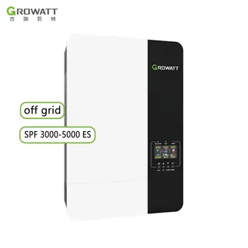 Growatt 5kw 5000w Spf 5000es 80a 100a Off Grid Single Phase Solar ...