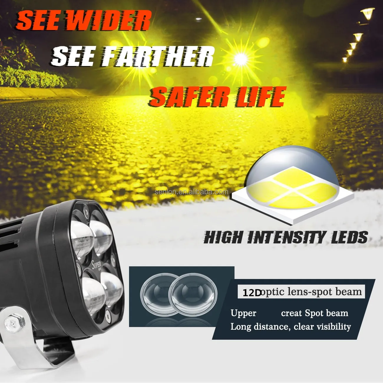 Auto Lighting System Car Led 60w Motorcycle Laser Gun Auxiliary Driving