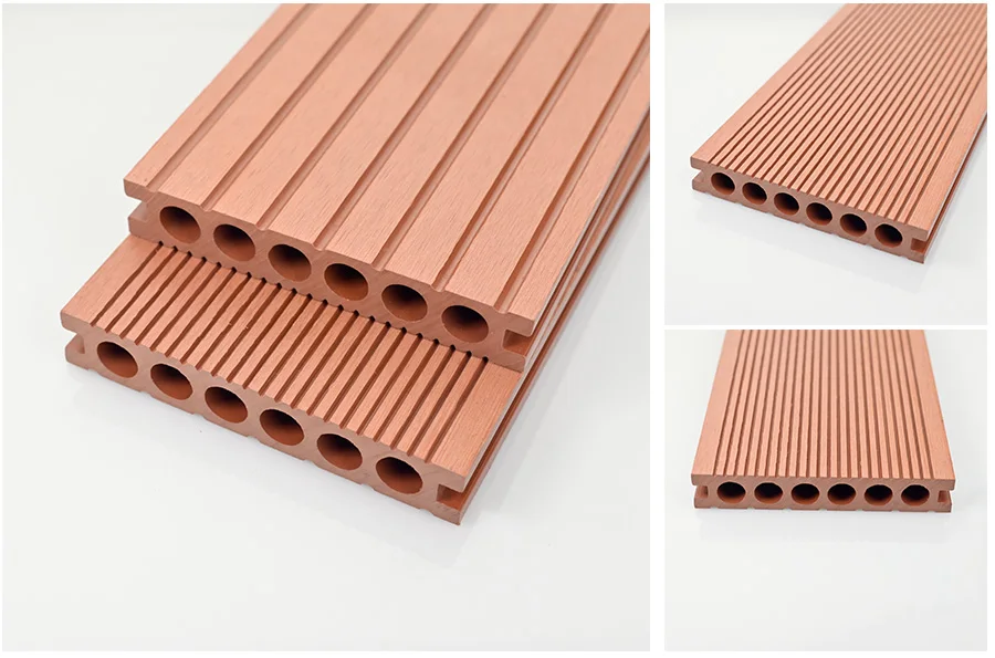 Outdoor Solid Fire-resistant Anti-uv Wpc Decking Covering Plank