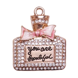 Wholesale Women Diy Designer Crystal Letter Accessories Custom Luxury Decoration Clogs Shoes Charm