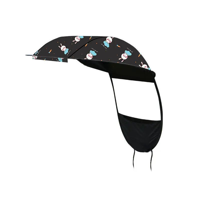Hot Selling Durable All Weather Shockproof Anti Slip Motorcycle Umbrella