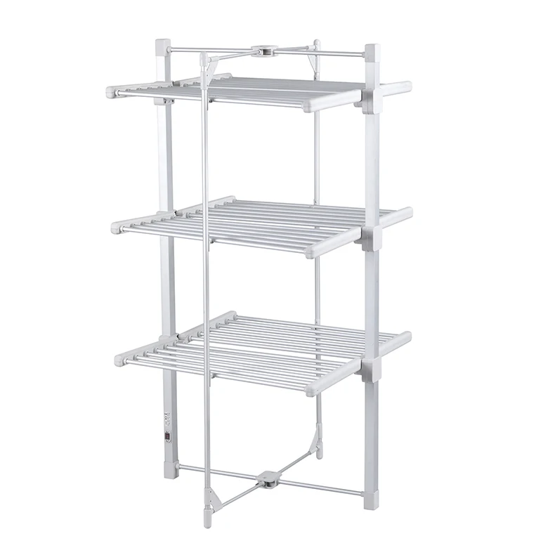 Foldable Metal Laundry Racks - Efficient Clothing Storage