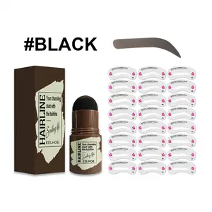 Costom Eye Brow One Step Eyebrow Stamp Shaping Kit Set Gel Stamp Makeup Kit Magic Eyebrow Stencils Eyebrow Powder