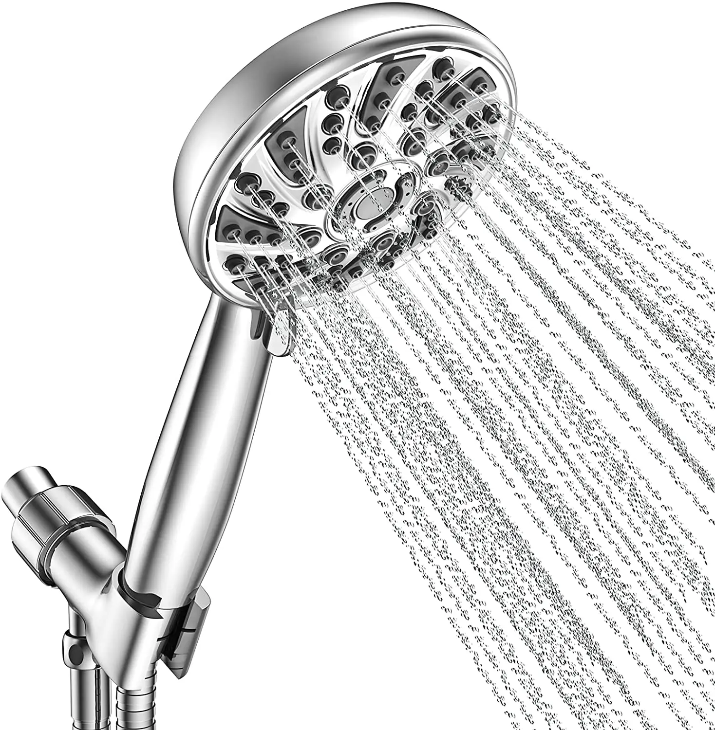 Luxury 6 Functions Handheld Shower Head Set High Pressure Shower Head