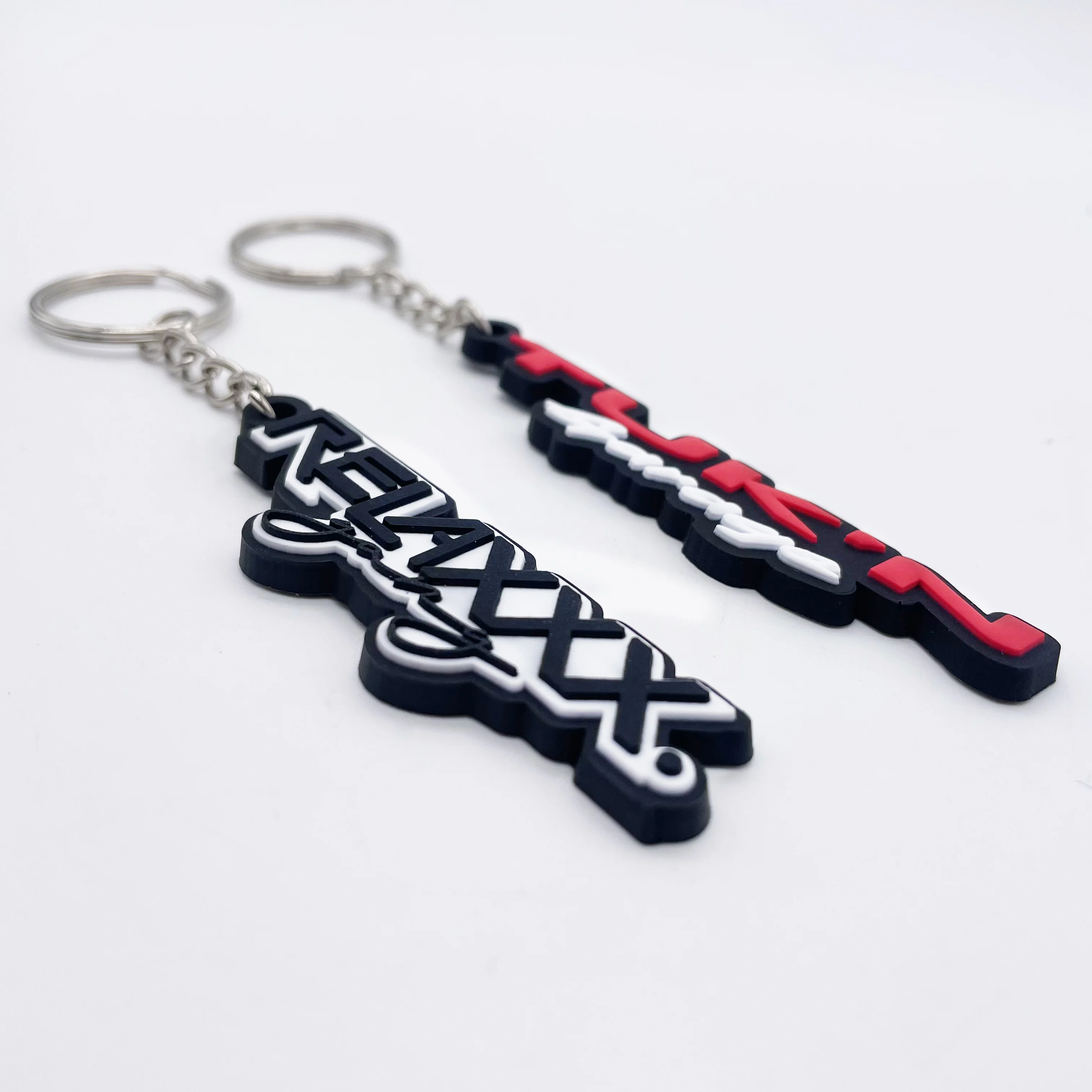 Creative Custom 2D/3D PVC Soft Rubber Personalized Key Ring Make With Promotional Gift Rubber Custom Key Chain