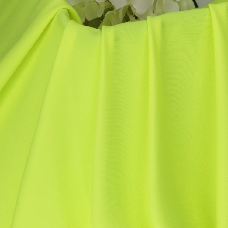 Высокоэластичный трикотажный эластичный дышащий односторонний 82% нейлон 18% эластичная лайкра ткань для