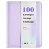 Sac à fermeture éclair A5-100 jours-étui violet
