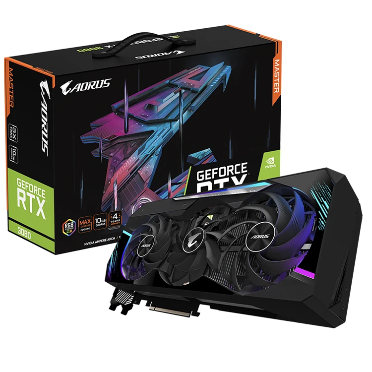 AORUS GeForce RTX3080 MASTER 10G 不安定 GIGABYTE AORUS GeForce RTX 3080 10GB Gaming Graphics Card
