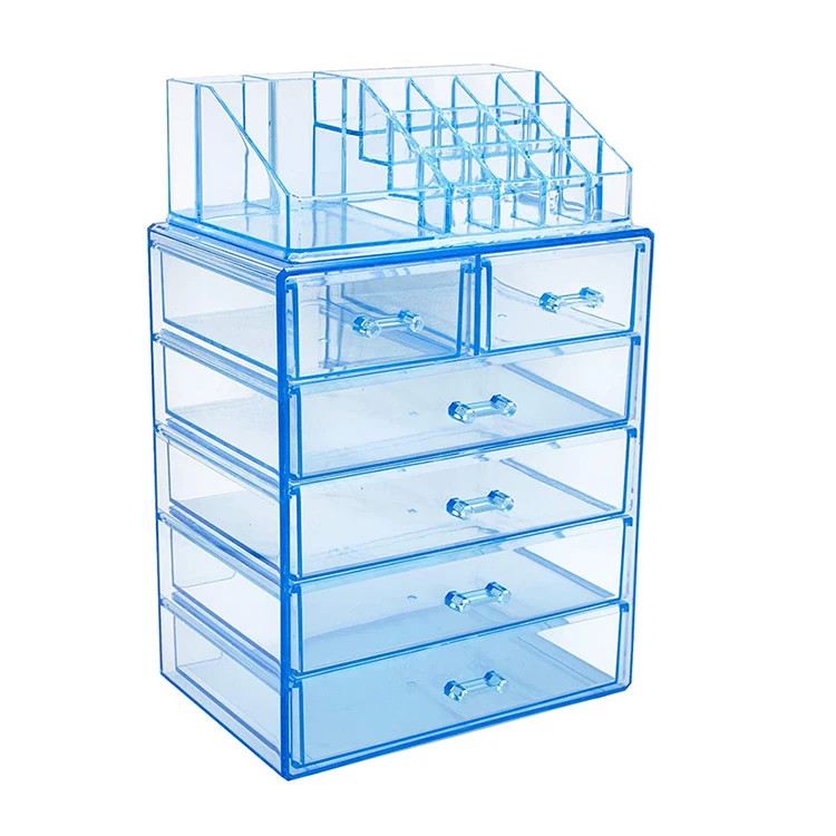 Qiaofeng 5 ярусов разделительная коробка для украшений для девочек акриловый ящик для косметики органайзер для макияжа
