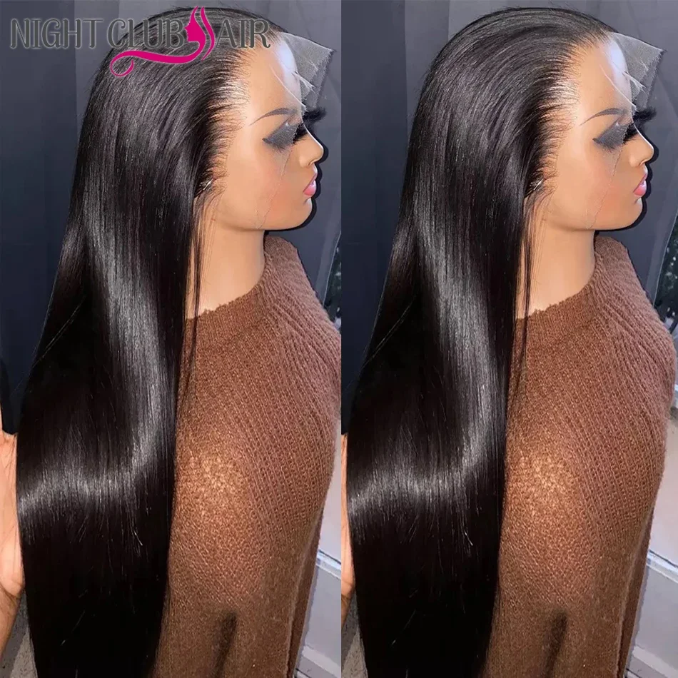 Parrucca frontale in pizzo trasparente HD Remy brasiliano dritto 13x6 per capelli umani da 30 a 32 pollici, parrucche frontali in pizzo dritto 360 per donne_voghion.com