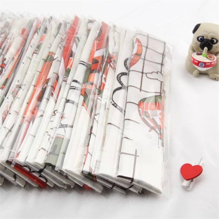 Custom Arts Photos Digital Printed Thin Bag Purse Scarf Silk Twill Skinny Scarf