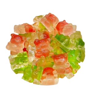 Two Tone Teddy Bear Gummies 2.5kg Bagged Burst Gummies