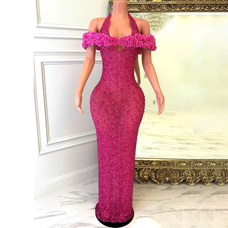Novance Y4239-D Maternity Dress Photoshoot Evening Gown Dress Elegant With Crystals Sexy Women's Plus Size Clothing for Party Novance Y4239-D Maternity Dress Photoshoot Evening Gown Dress Elegant With Crystals Sexy Women's Plus Size Clothing for Party
