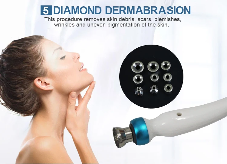 Beauty salon use hydro dermabrasion 4 bottle water oxygen  facial skin tightening facial cleaning beauty device