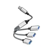 Type-C to USB*3 (Silver)