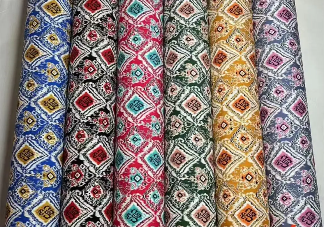 57/58"  Rayon Custom Hawaiian Printed 100%Rayon Challis Fabric Plain 100% Viscose Modal Material Fabric for Clothes