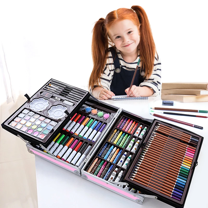 Unicorn Art Supply Box and Painting Lesson – Let's Create Art Online