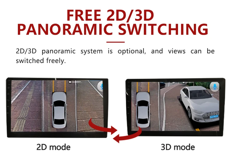 Wemaer OEM T5 Car 360 Degree Camera System Radio Stereo Navigation Waterproof HD Video Bird View 360 Car Camera Android Player