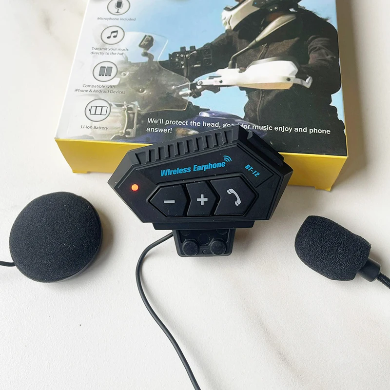 USA Casco Moto Cuffie Wireless Bluetooth Altoparlante BT-12