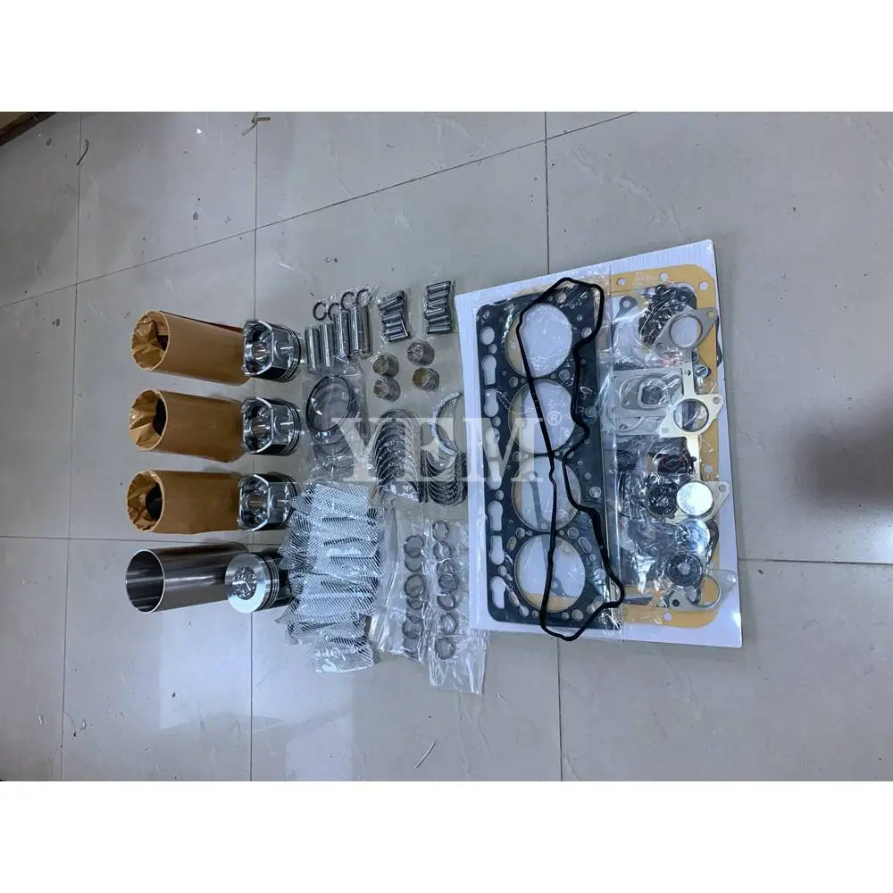 For Kubota V3800 Overhaul Kit With Engine Bearings Valve Cylinder Liner Piston Ring Excavator Engine Parts